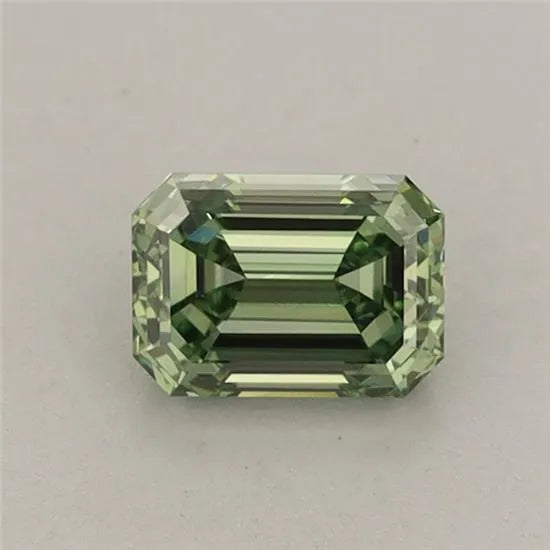 0.62ct Emerald Lab Grown Diamond (Colour Fancy Vivid Green, Clarity VS1, IGI Certified)