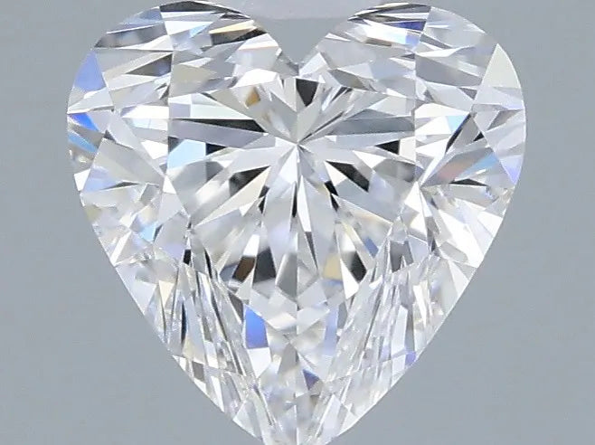 0.62ct Heart Lab Grown Diamond (Colour D, Clarity VVS2, IGI Certified)