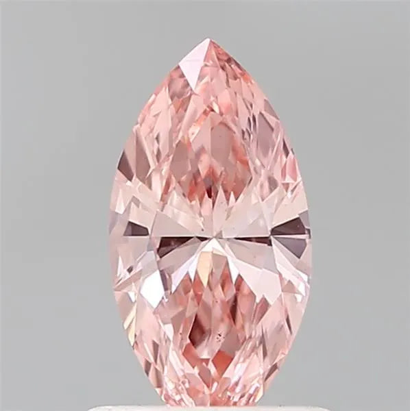 0.62ct Marquise Lab Grown Diamond (Colour Fancy Vivid Pink, Clarity VS2, IGI Certified)