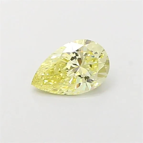 0.62ct Pear Lab Grown Diamond (Colour Fancy Yellow, Clarity VVS2, IGI Certified)