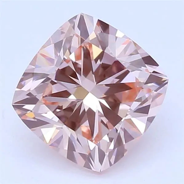 0.65ct Cushion brilliant Lab Grown Diamond (Colour Fancy Intense Pink, Clarity VS1, IGI Certified)
