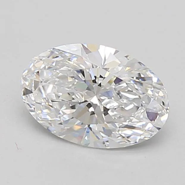 0.65ct Oval Lab Grown Diamond (Colour D, Clarity VVS1, Cut VG, IGI Certified)