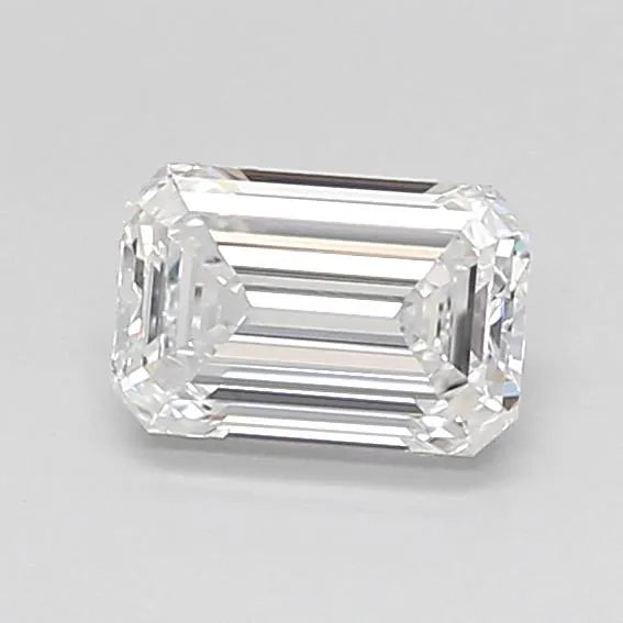 0.67ct Emerald Lab Grown Diamond (Colour D, Clarity IF, IGI Certified)
