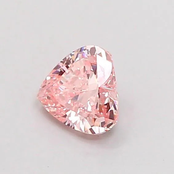 0.67ct Heart Lab Grown Diamond (Colour Fancy Intense Pink, Clarity VS1, IGI Certified)