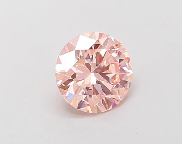0.67ct Round Lab Grown Diamond (Colour Fancy Intense Pink, Clarity VS1, Cut EX, IGI Certified)