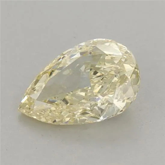 0.68ct Pear Lab Grown Diamond (Colour Fancy Light Yellow, Clarity VS1, IGI Certified)