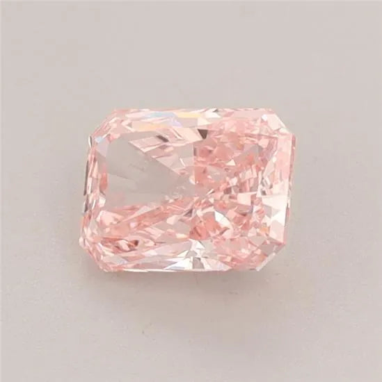 0.68ct Radiant Lab Grown Diamond (Colour Fancy Vivid Pink, Clarity VVS2, IGI Certified)