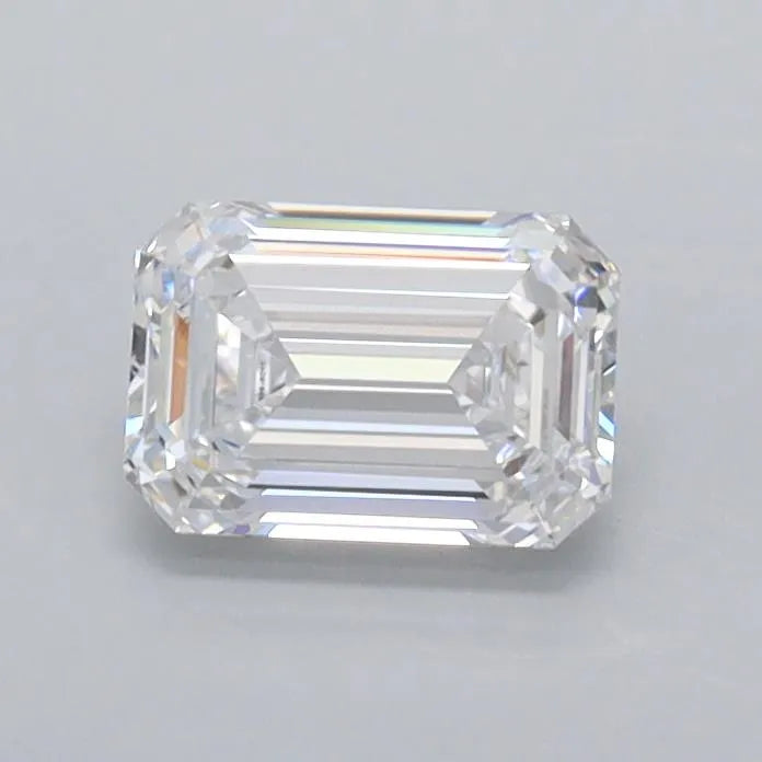 0.69ct Emerald Lab Grown Diamond (Colour D, Clarity IF, IGI Certified)