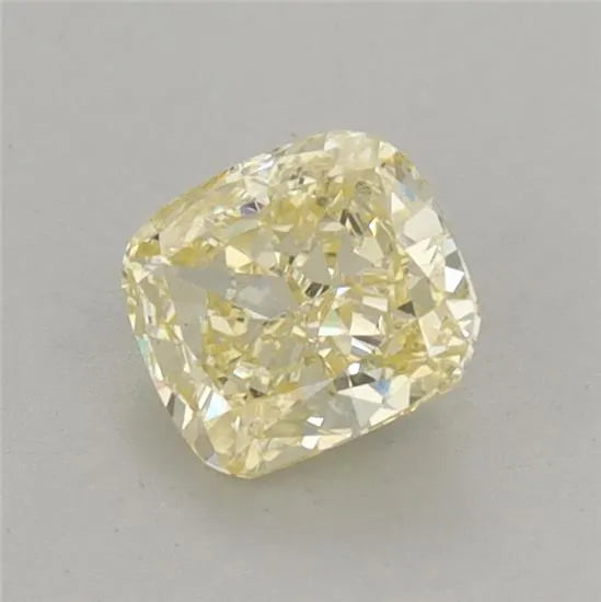 0.70ct Cushion modified Lab Grown Diamond (Colour Fancy Light Yellow, Clarity VS1, IGI Certified)