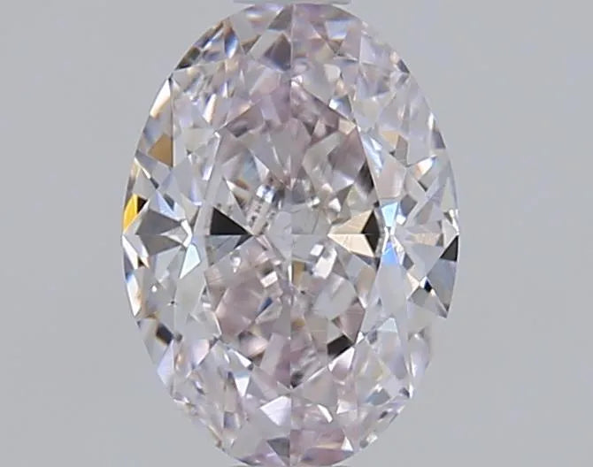 0.70ct Oval Natural Diamond (Colour Very Light Pink, Clarity VS1, Cut EX, GIA Certified)