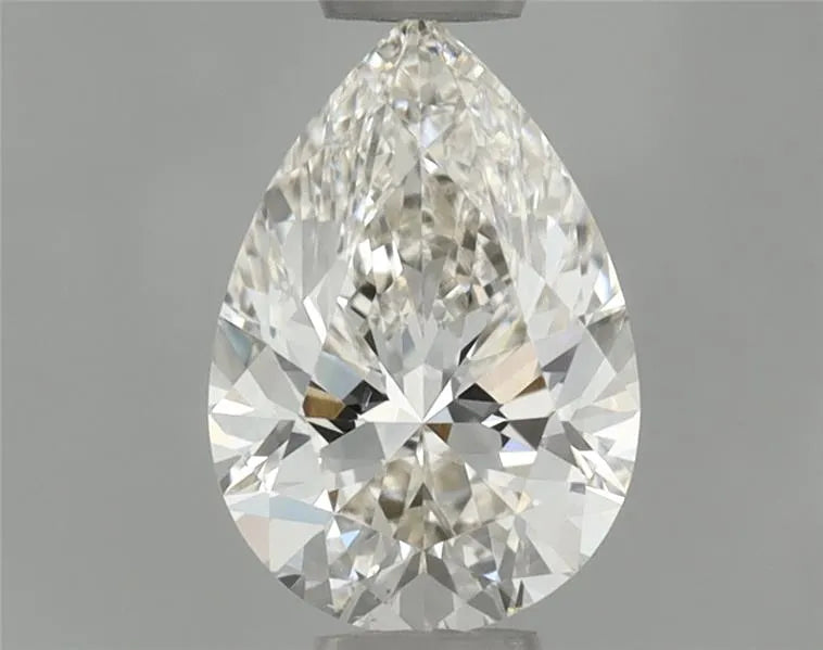 0.70ct Pear Natural Diamond (Colour Faint Brown, Clarity VS2, GIA Certified)