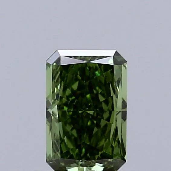 0.70ct Radiant Lab Grown Diamond (Colour Fancy Vivid Green, Clarity VVS2, IGI Certified)