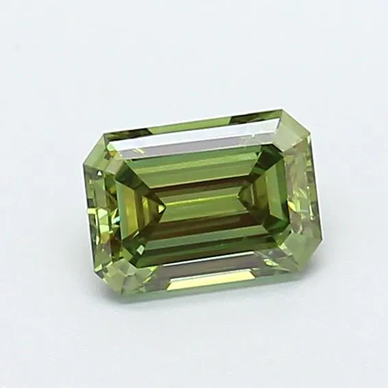 0.71ct Emerald Lab Grown Diamond (Colour Fancy Vivid Green, Clarity VS1, IGI Certified)