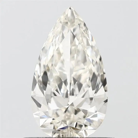 0.71ct Pear Natural Diamond (Colour K, Clarity VVS1, GIA Certified)