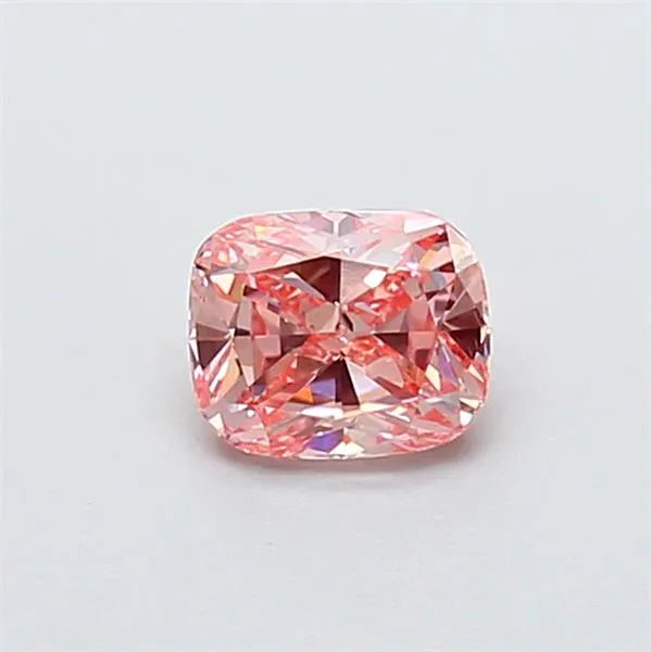 0.72ct Cushion modified Lab Grown Diamond (Colour Fancy Vivid Pink, Clarity VS2, IGI Certified)