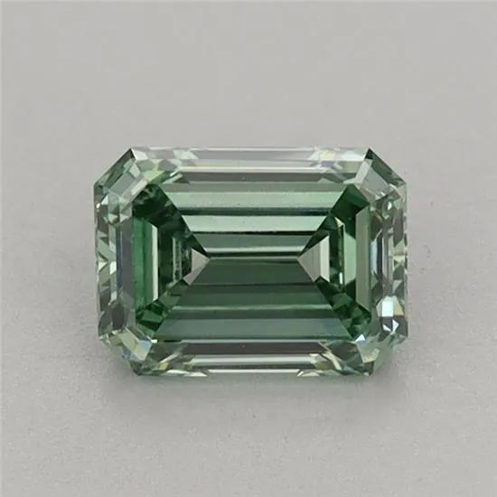 0.72ct Emerald Lab Grown Diamond (Colour Fancy Vivid Green, Clarity VVS2, IGI Certified)