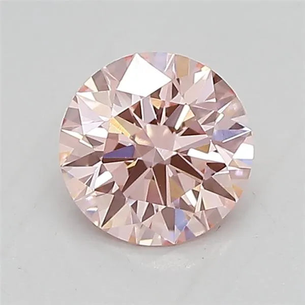 0.72ct Round Lab Grown Diamond (Colour Fancy Intense Pink, Clarity VVS2, Cut ID, IGI Certified)