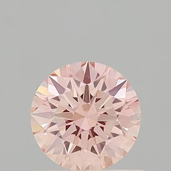 0.72ct Round Lab Grown Diamond (Colour Fancy Pink, Clarity VS1, Cut ID, IGI Certified)