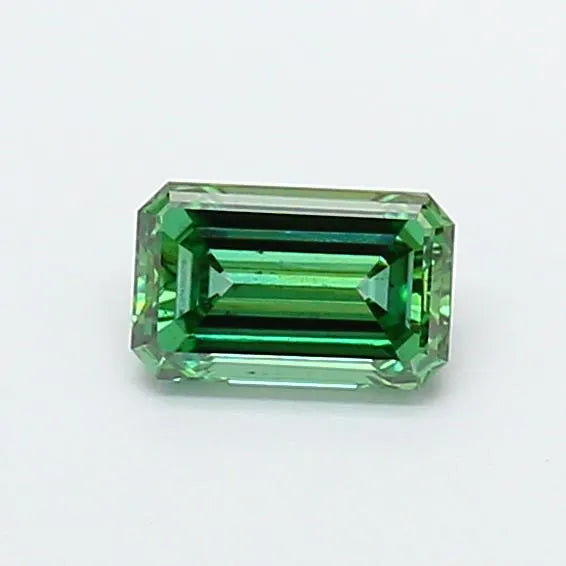 0.73ct Emerald Lab Grown Diamond (Colour Fancy Vivid Green, Clarity VS2, IGI Certified)