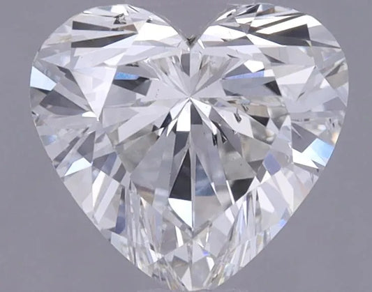0.74ct Heart Lab Grown Diamond (Colour F, Clarity SI1, IGI Certified)