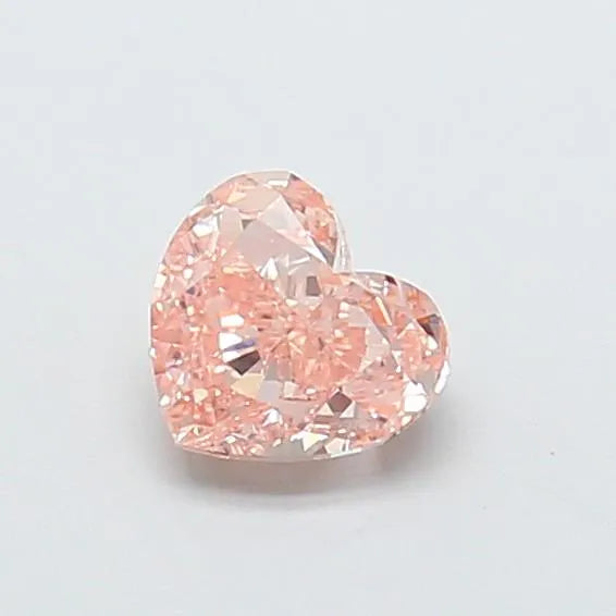 0.74ct Heart Lab Grown Diamond (Colour Fancy Intense Brownish Pink, Clarity VVS2, IGI Certified)