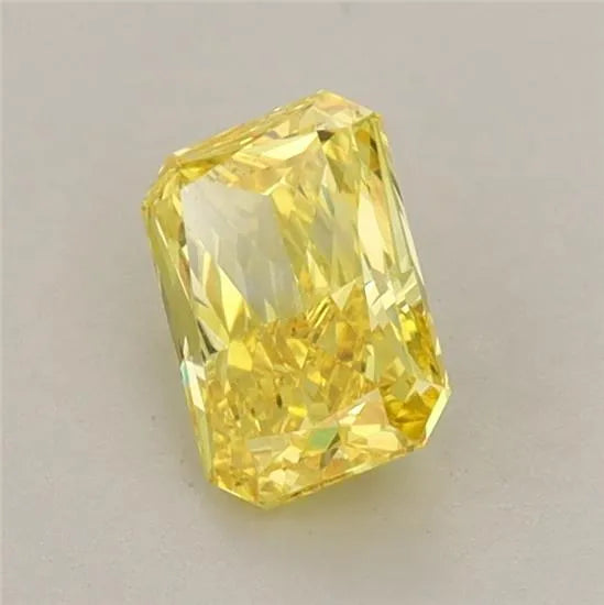 0.74ct Radiant Lab Grown Diamond (Colour Fancy Vivid Yellow, Clarity VVS1, IGI Certified)