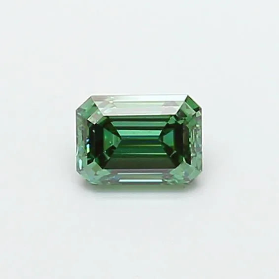 0.75ct Emerald Lab Grown Diamond (Colour Fancy Vivid Green, Clarity VS1, IGI Certified)