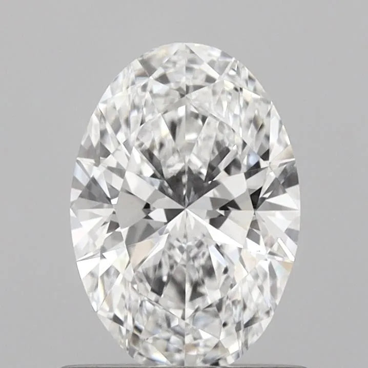 0.75ct Oval Lab Grown Diamond (Colour D, Clarity VVS2, IGI Certified)