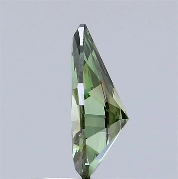 0.75ct Pear Lab Grown Diamond (Colour Fancy Vivid Green, Clarity VS1, IGI Certified)