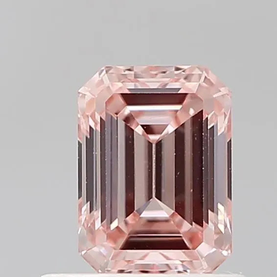 0.76ct Emerald Lab Grown Diamond (Colour Fancy Intense Pink, Clarity VS1, IGI Certified)