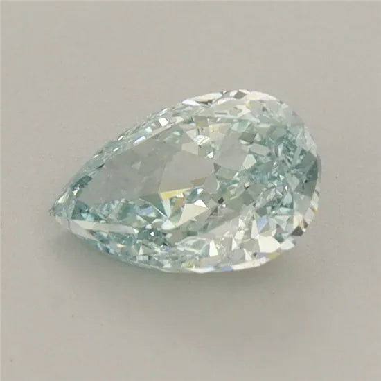 0.76ct Pear Lab Grown Diamond (Colour Fancy Intense Green, Clarity VVS2, IGI Certified)