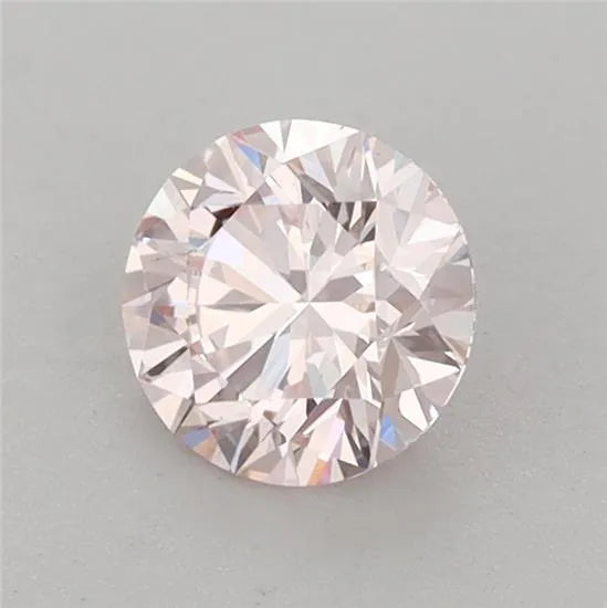 0.77ct Round Lab Grown Diamond (Colour Fancy Pink, Clarity VS2, Cut ID, IGI Certified)