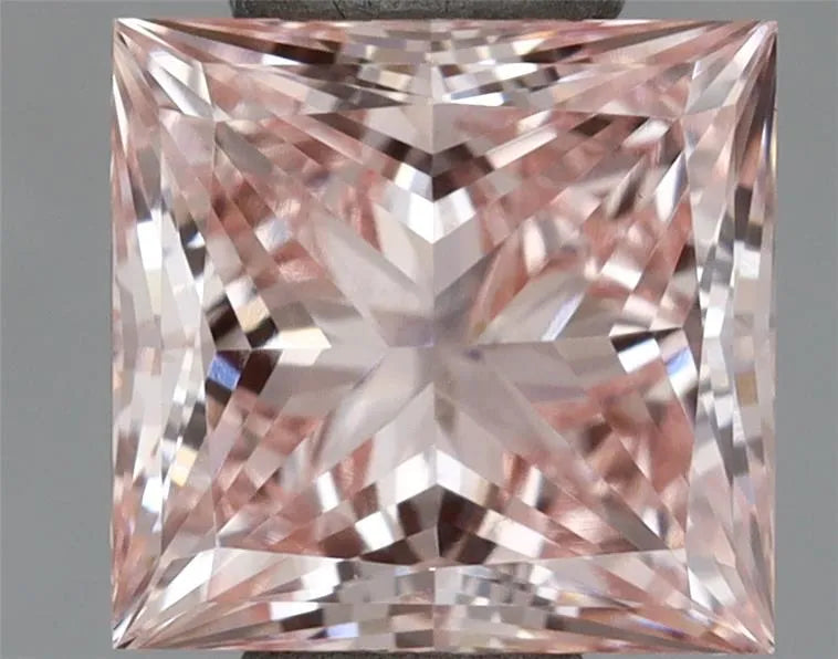 0.78ct Princess Lab Grown Diamond (Colour Fancy Intense Pink, Clarity VVS2, IGI Certified)