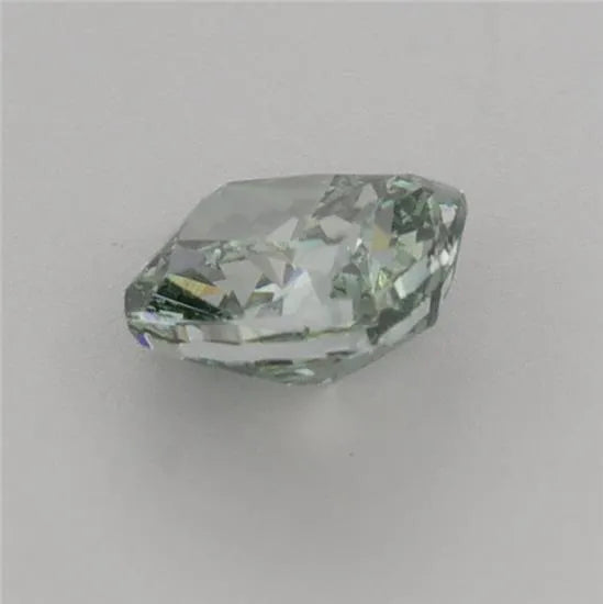 0.79ct Cushion modified Lab Grown Diamond (Colour Fancy Vivid Green, Clarity VVS2, Cut EX, IGI Certified)