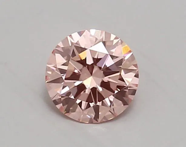 0.80ct Round Lab Grown Diamond (Colour Fancy Vivid Pink, Clarity VVS2, Cut ID, IGI Certified)