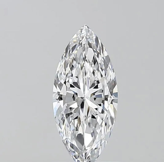 0.81ct Marquise Natural Diamond (Colour D, Clarity FL, GIA Certified)