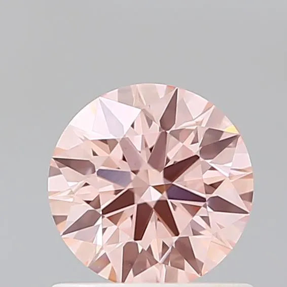 0.81ct Round Lab Grown Diamond (Colour Fancy Vivid Pink, Clarity VS1, Cut ID, IGI Certified)
