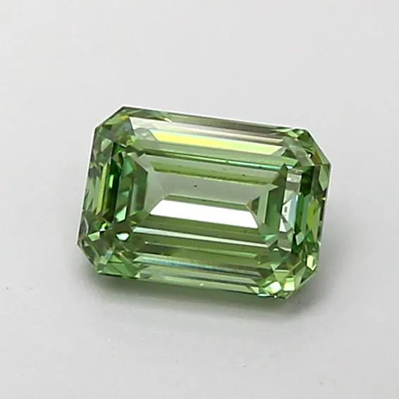0.82ct Emerald Lab Grown Diamond (Colour Fancy Vivid Green, Clarity VS1, IGI Certified)