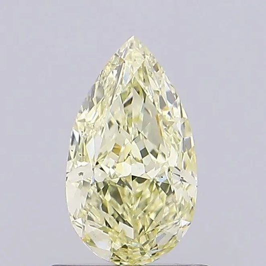 0.84ct Pear Lab Grown Diamond (Colour Fancy Light Yellow, Clarity VS2, IGI Certified)