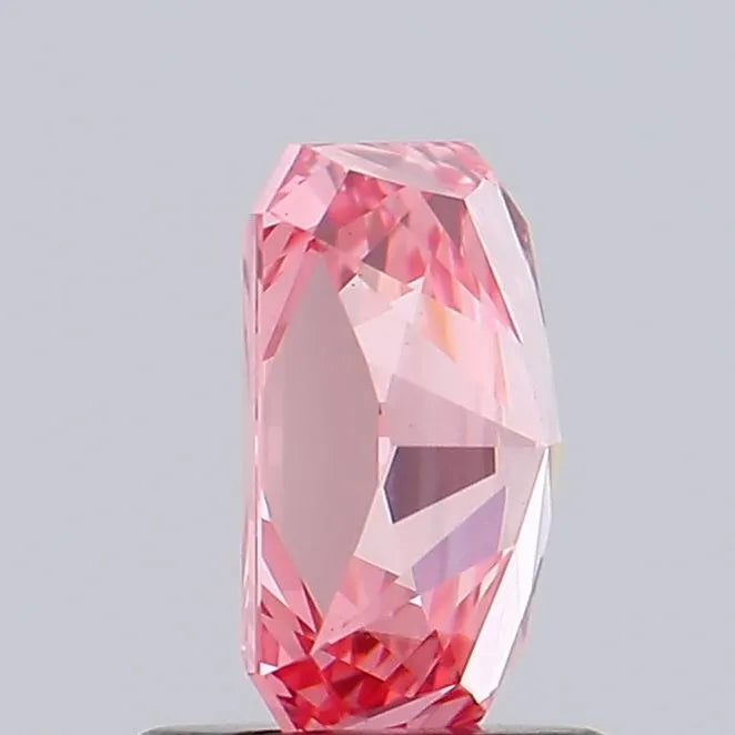 0.86ct Radiant Lab Grown Diamond (Colour Fancy Vivid Pink, Clarity VS1, IGI Certified)