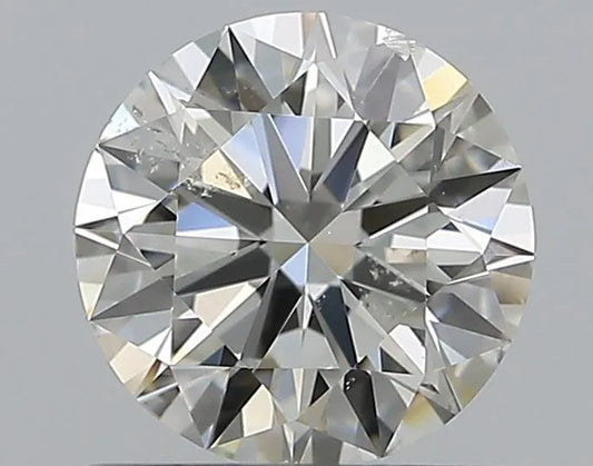 0.86ct Round Natural Diamond (Colour F, Clarity VS2, Cut EX, EGL Certified)