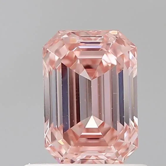 0.87ct Emerald Lab Grown Diamond (Colour Fancy Intense Pink, Clarity VS1, IGI Certified)
