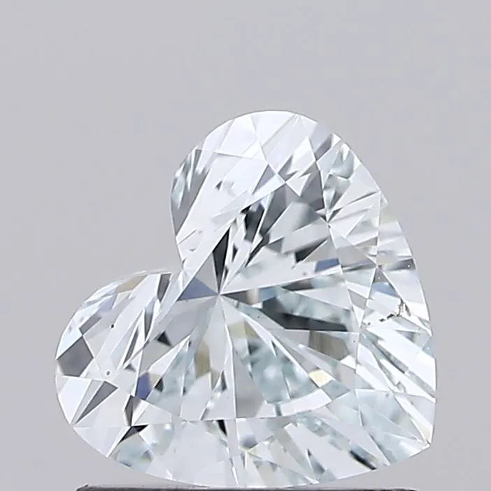 0.87ct Heart Lab Grown Diamond (Colour Fancy Light Green, Clarity VS1, Cut GD, IGI Certified)