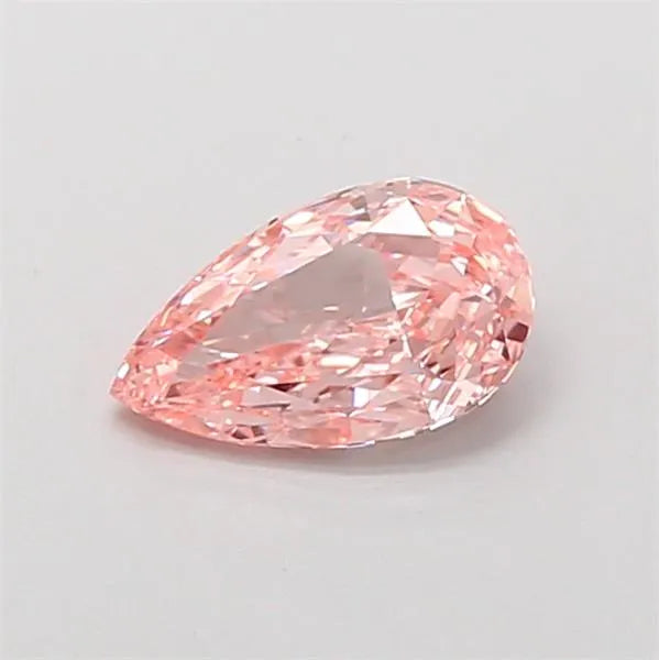 0.87ct Pear Lab Grown Diamond (Colour Fancy Vivid Pink, Clarity VVS2, IGI Certified)