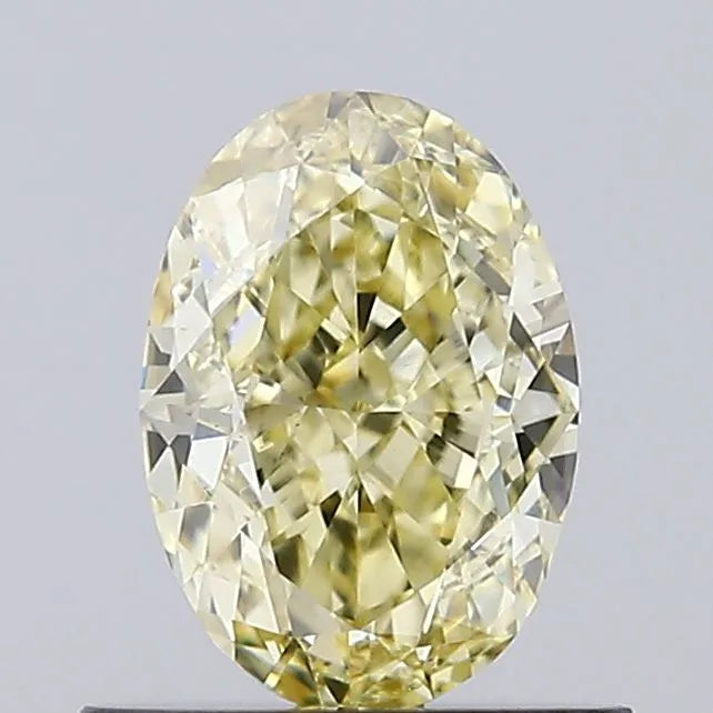 0.89ct Oval Lab Grown Diamond (Colour Fancy Intense Yellow, Clarity VS1, IGI Certified)