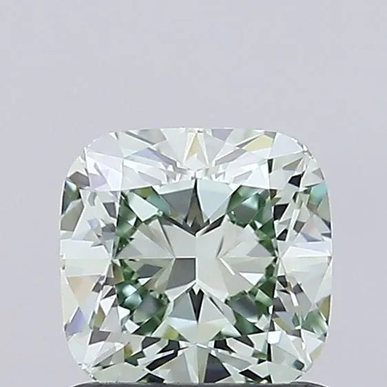 0.90ct Cushion modified Lab Grown Diamond (Colour Fancy Green, Clarity VVS2, IGI Certified)