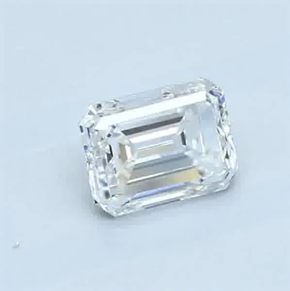 0.90ct Emerald Natural Diamond (Colour D, Clarity VVS2, GIA Certified)