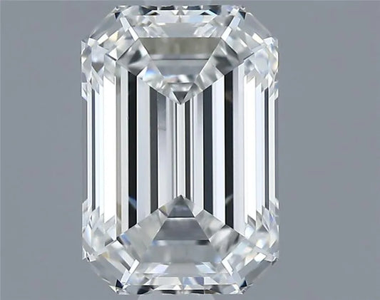 0.90ct Emerald Natural Diamond (Colour E, Clarity VVS2, GIA Certified)