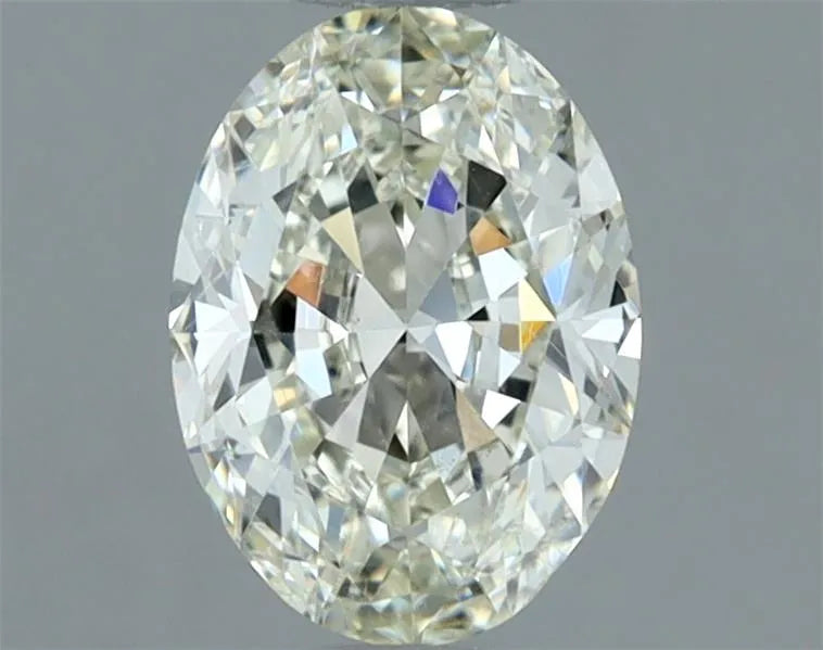 0.90ct Oval Natural Diamond (Colour J, Clarity SI1, Cut VG, IGI Certified)