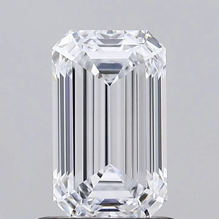 0.91ct Emerald Lab Grown Diamond (Colour E, Clarity IF, IGI Certified)